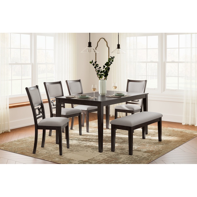 Langwest Dining Room Table Set (6/CN)