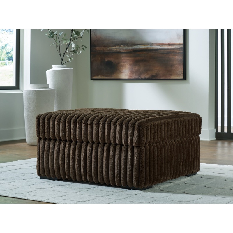Midnight-Madness Oversized Accent Ottoman