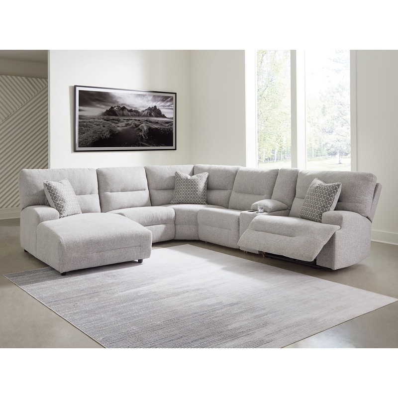 Acklen Place 6-Piece Power Reclining Sectional with Chaise