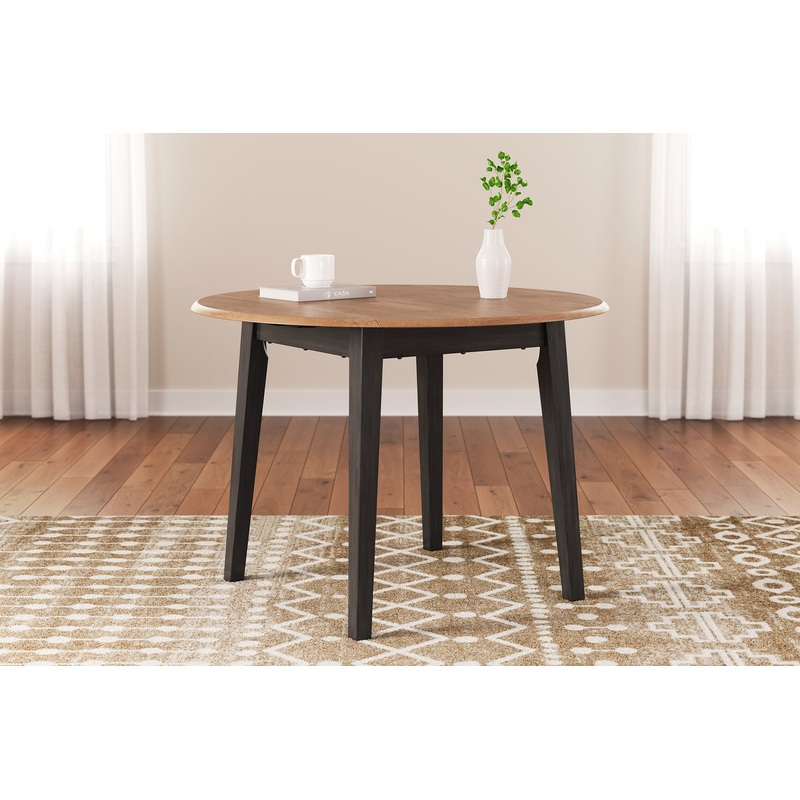 Ashley Express – Gesthaven Round DRM Drop Leaf Table