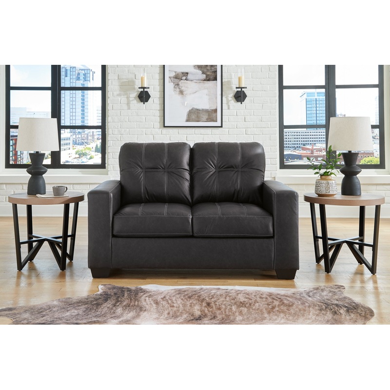 Barlin Mills Loveseat|Umber|Carbon