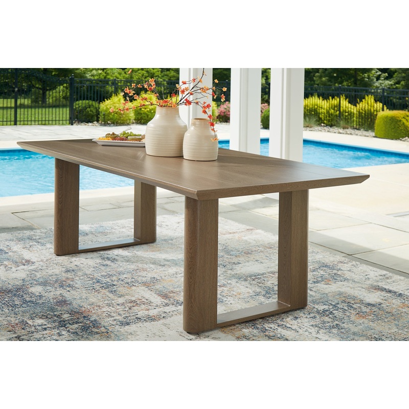 Serene Bay RECT Dining Table w/UMB OPT