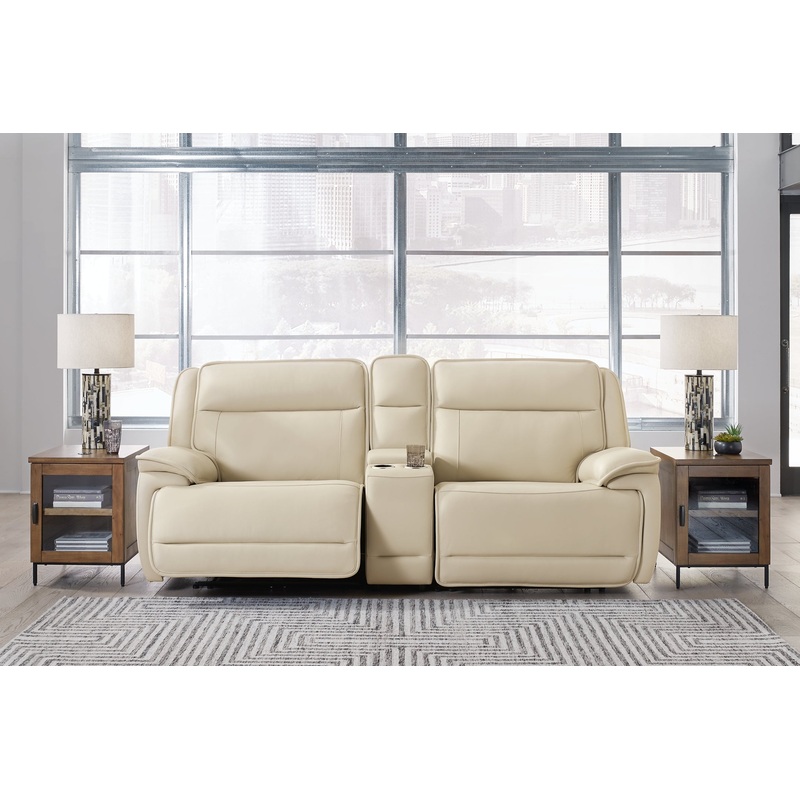 Double Deal 3-Piece Power Reclining Loveseat Sectional with Console