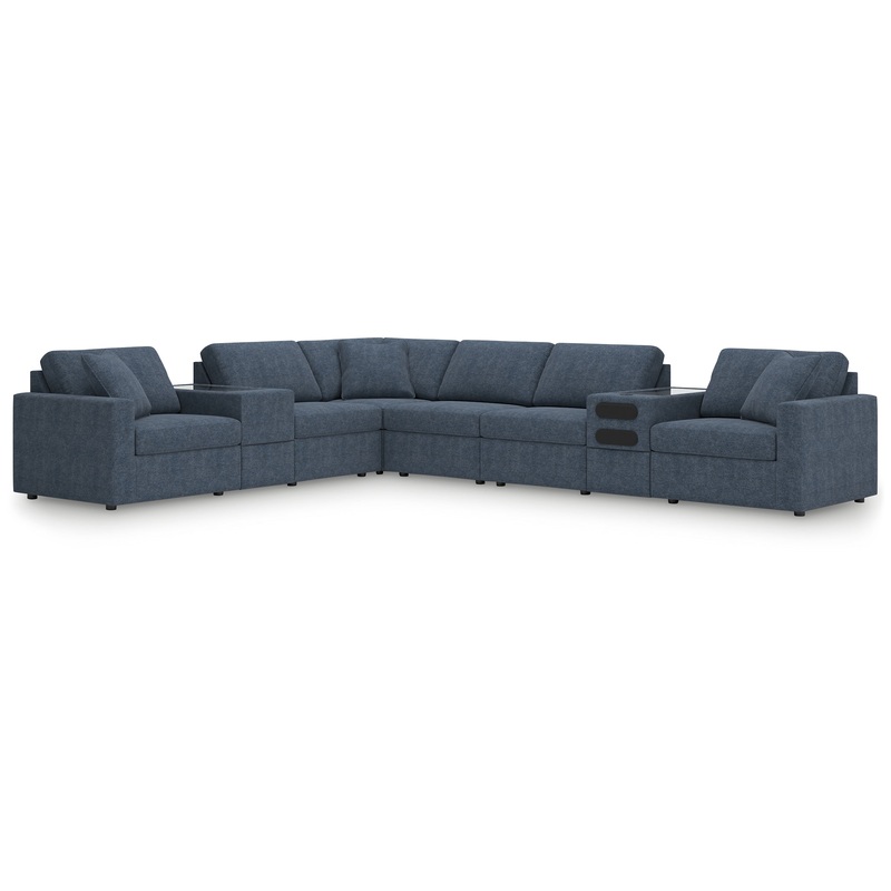 Modmax 8-Piece Sectional with Audio and Storage Consoles