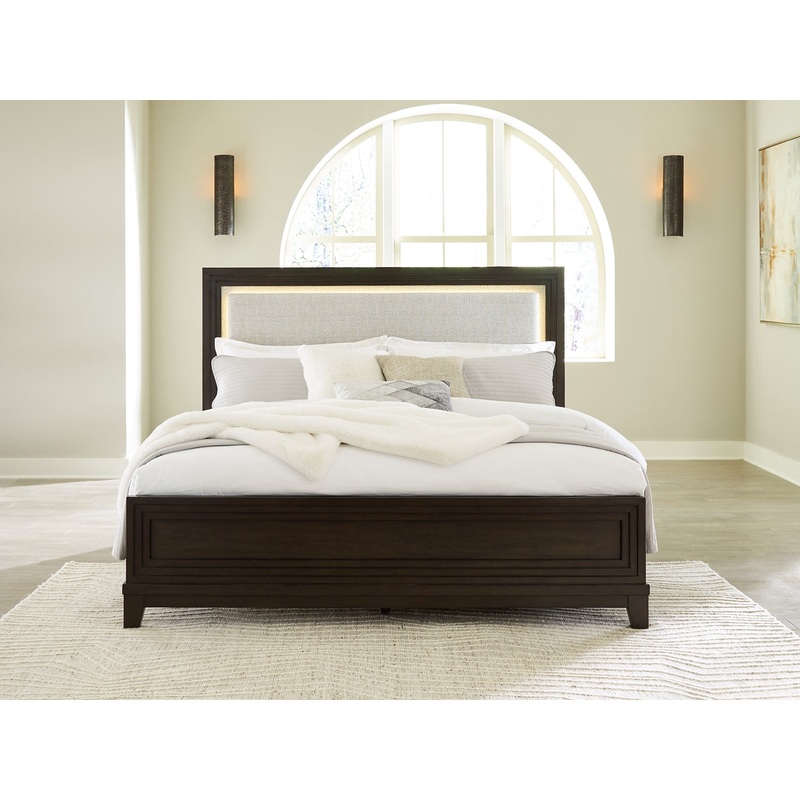 Neymorton King Upholstered Panel Bed