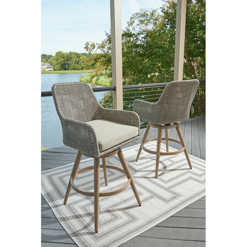 Seton Creek Barstool with Cushion (2/CN)