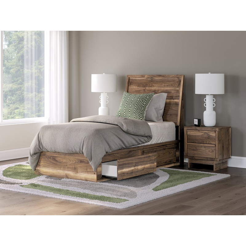 Ashley Express – Zadilyn Twin Panel Bed with Storage