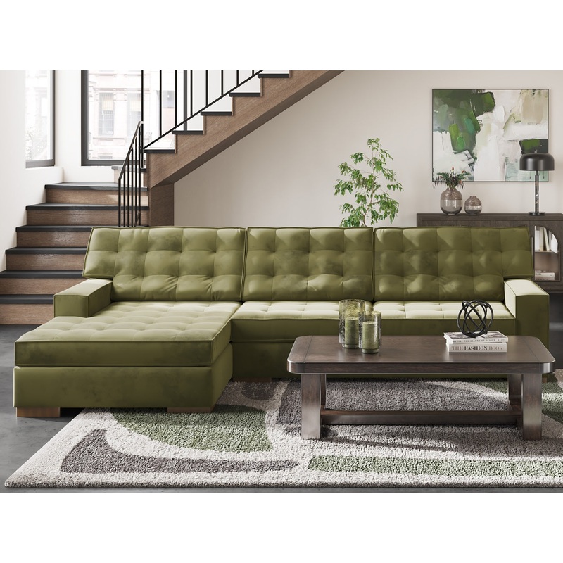 Caspian-Town 2-Piece Sectional with Chaise