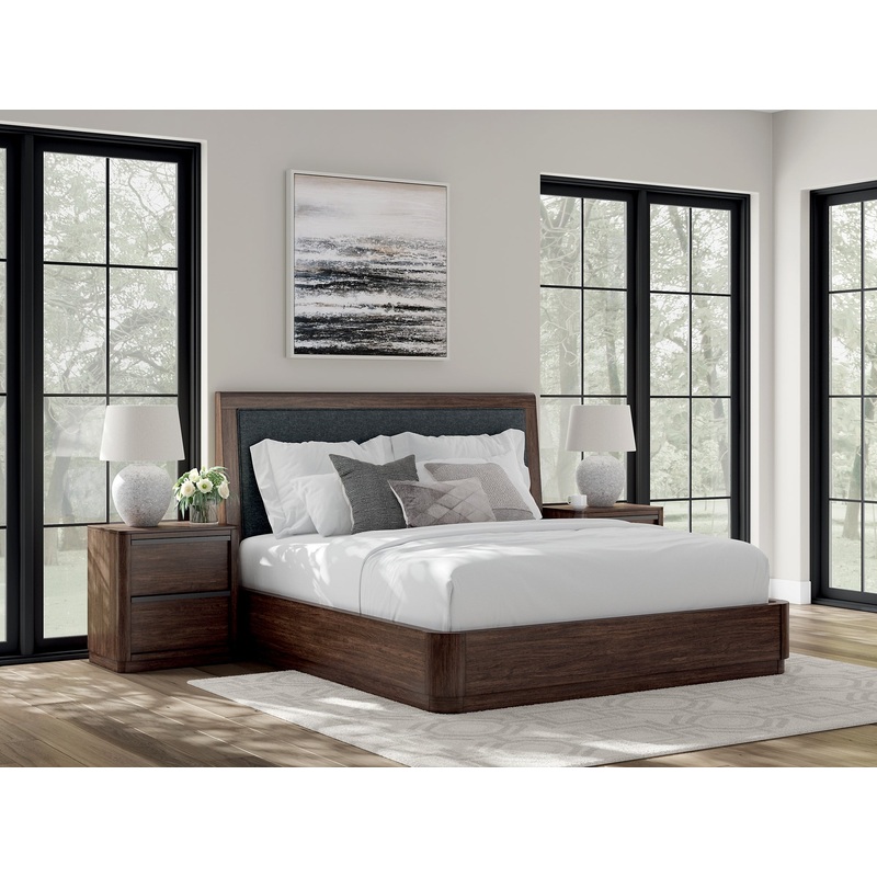 Dilenno King Upholstered Panel Bed