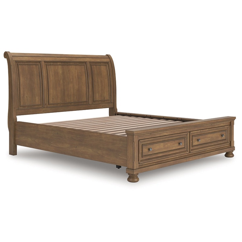 Feddinger California King Storage Sleigh Bed
