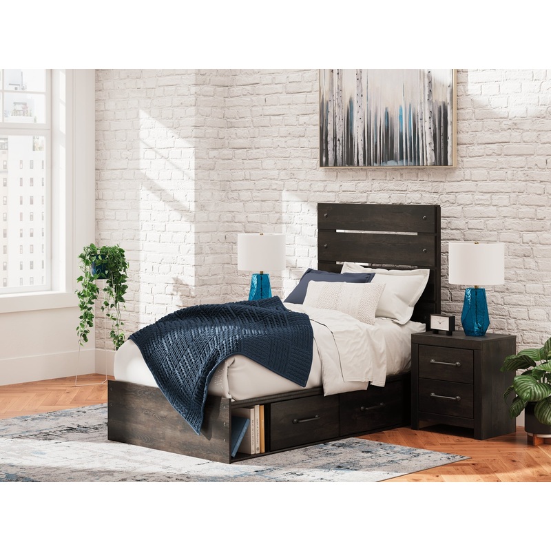 Hollivern  Panel Storage Bed|Twin|Full