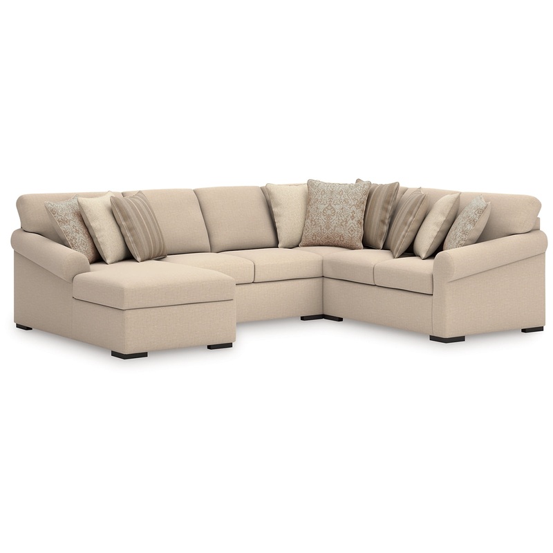 LadyMae 4-Piece Sectional with Chaise