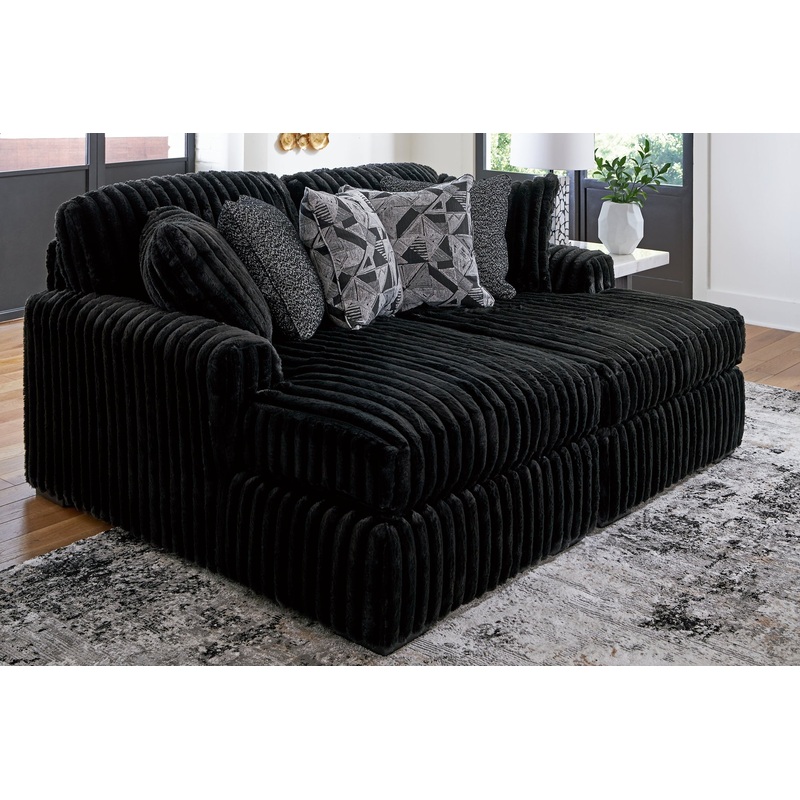 Midnight-Madness Super Chaise|Onyx