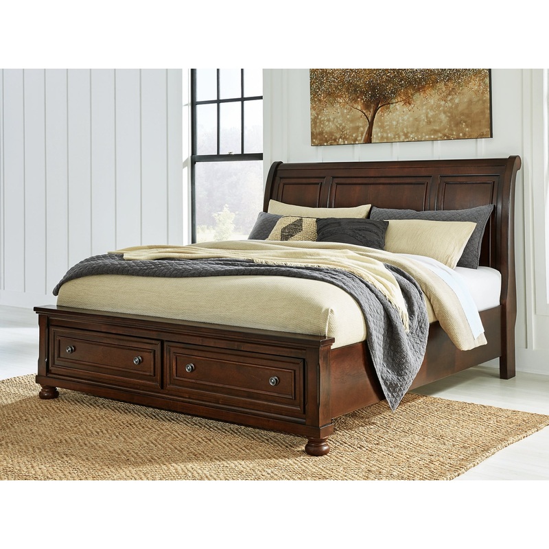 Porter California King Sleigh Storage Bed