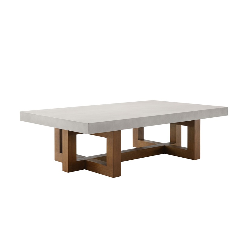 Keven – Faux Concrete Top Table
