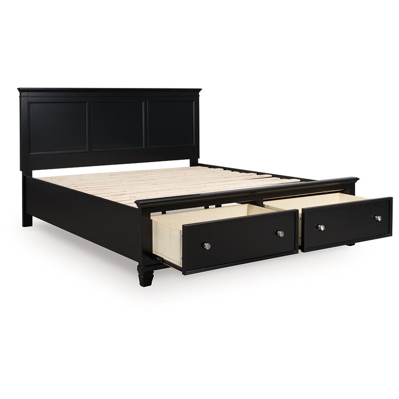 Lanolee California King Panel Storage Bed