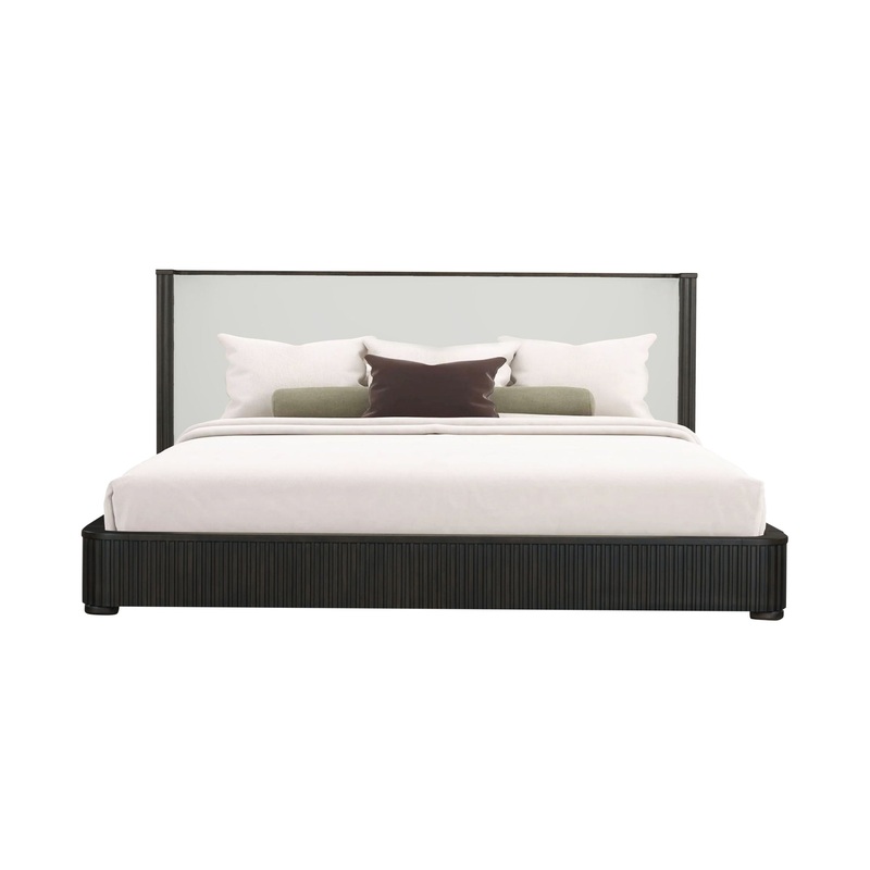 Clayten – Bed, Elegant Design|Dark Brown|King|Queen