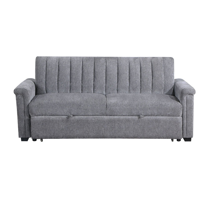 Kona – Pull Out Sofa – Dark Gray