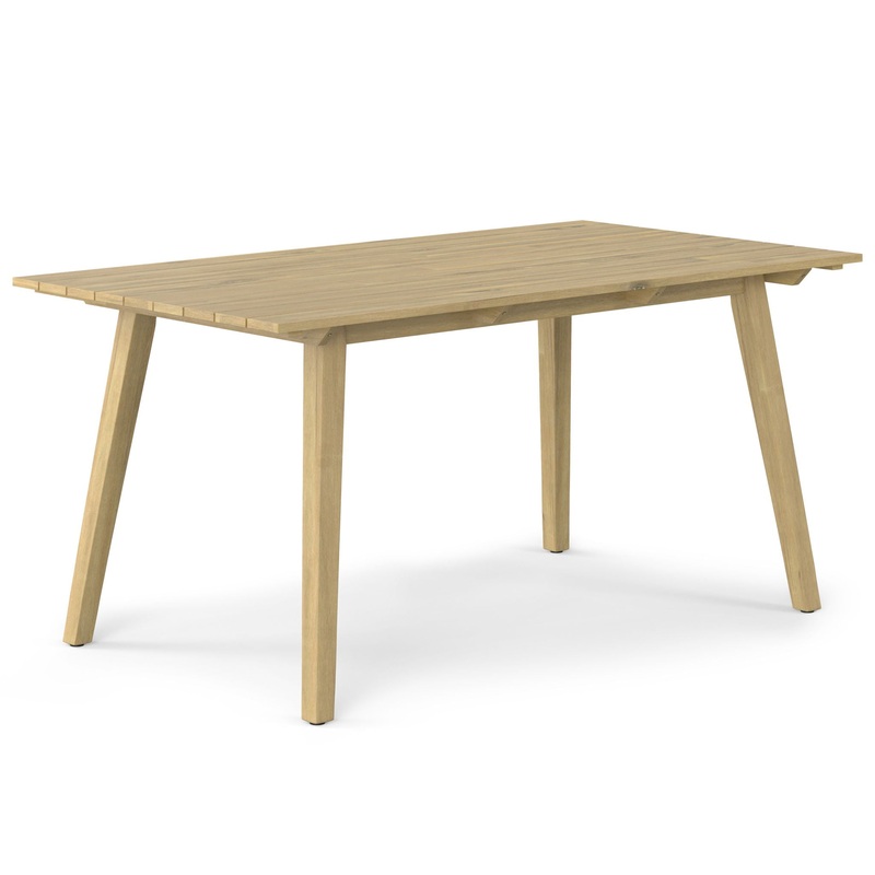 Kona – Outdoor Dining Table – Light Teak