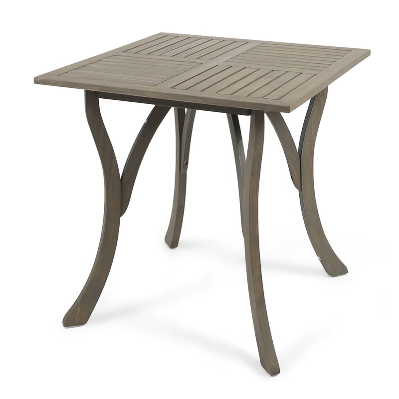 Hermosa – Stylish Outdoor Acacia Wood Table – Teak Gray