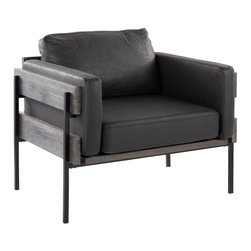 Kari – Farmhouse Chair|Black|Dark Gray|Light Brown