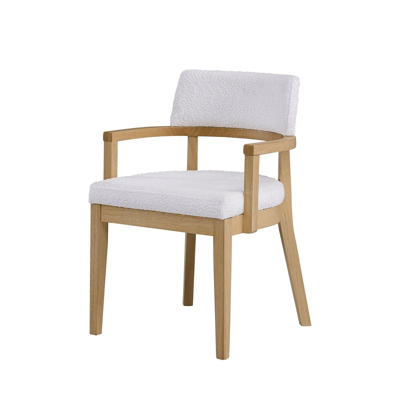 Kasem – Gorge Fabric Side Chair (Set of 2) – White