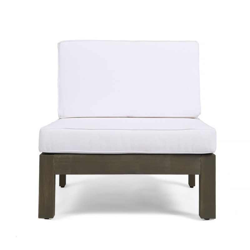 Oana – Armless Chair|White