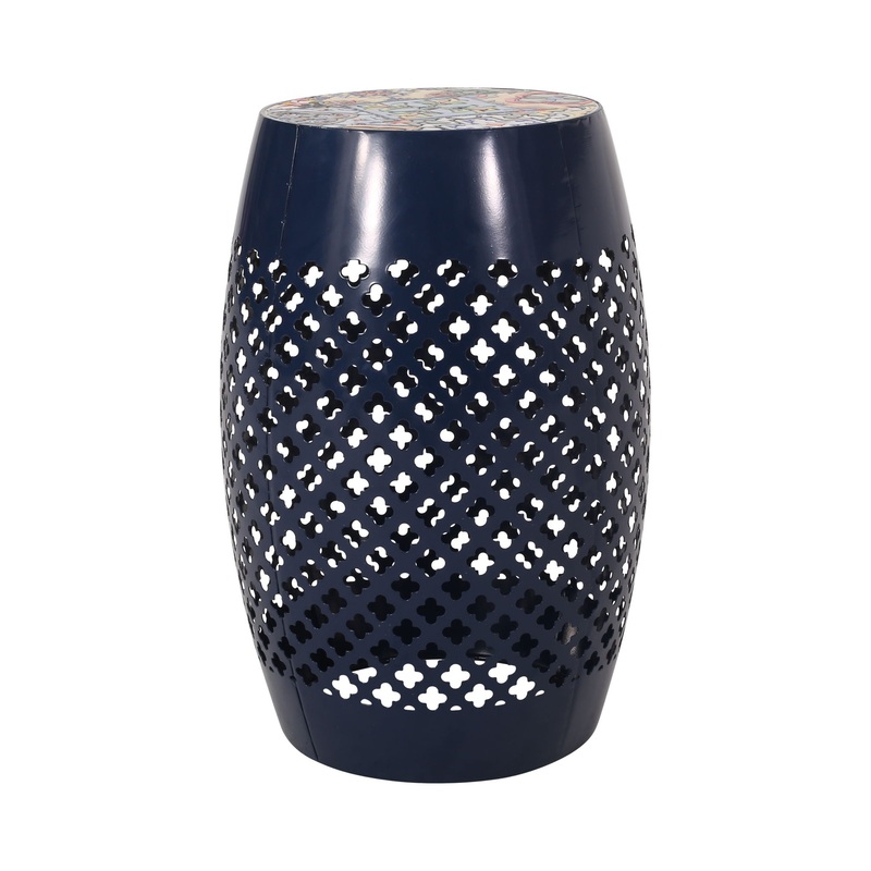 Roswell – Outdoor Side Table With Mosaic Tile Top