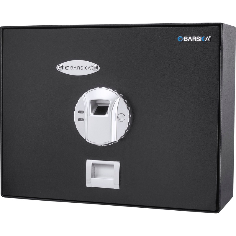 0 23 Cu Ft Top Opening Biometric Security Safe – Black