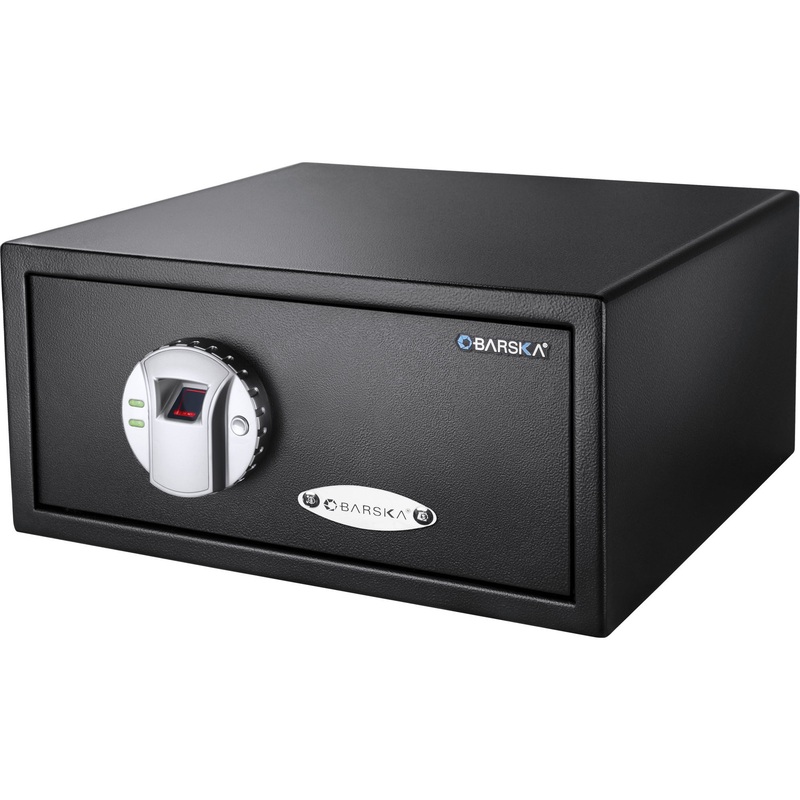 0 79 Cu Ft Biometric Security Safe – Black