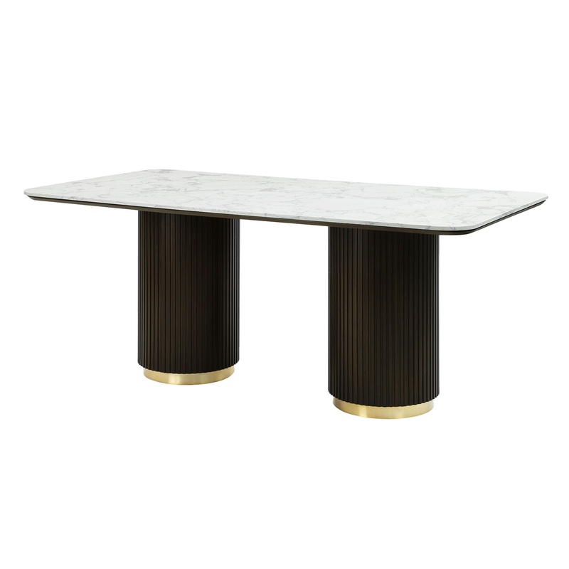 Clayten – Engineered Marble Top Dining Table – Marble