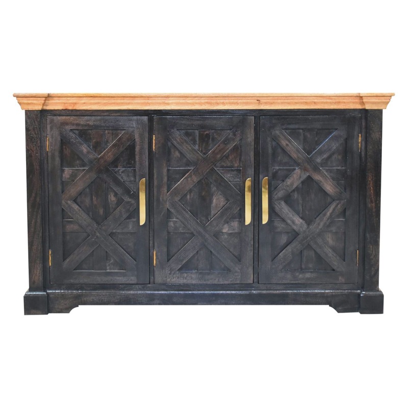 Regal – Rustic Sideboard – Black