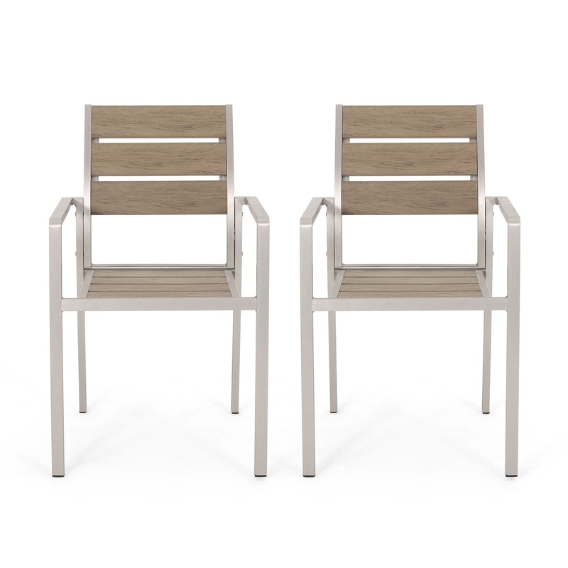 Dreamlan – Outdoor Aluminum Dining Chair (Set of 2)
