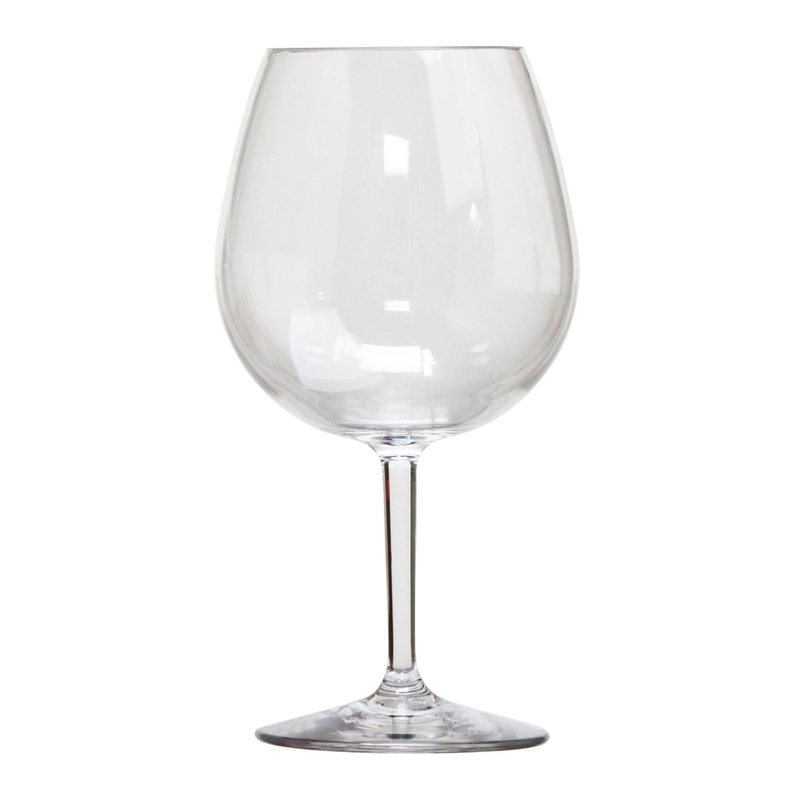 Leadingware Plastic Wine Glasses (Set of 4), Unbreakable Bpa Free Tritan 23Oz – Clear