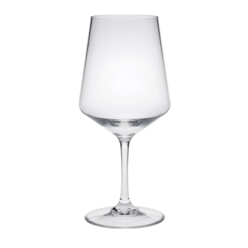 Leadingware Unbreakable Tritan Wine Glass Set, 18Oz, Bpa Free, 4 Piece – Clear