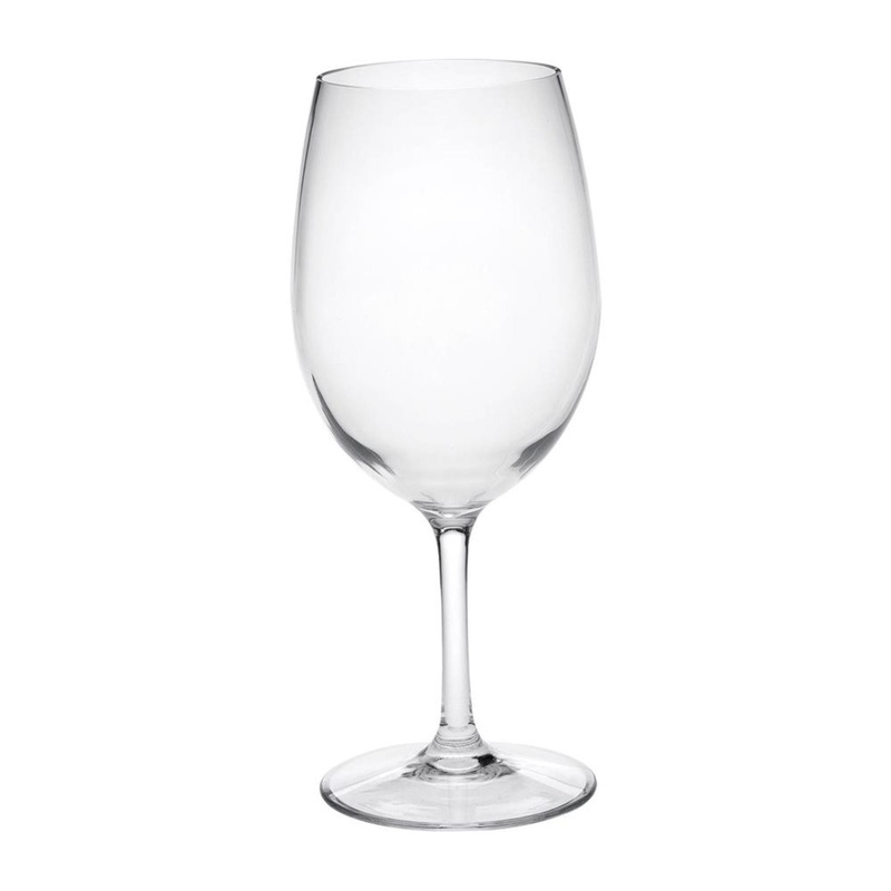 Leadingware Unbreakable Tritan Wine Glass (Set of 4), 20Oz, Bpa Free – Clear