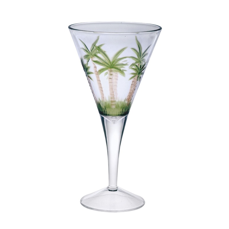 Leadingware V Shaped Unbreakable Plastic Wine Glasses, 14Oz (Set of 4) – Clear