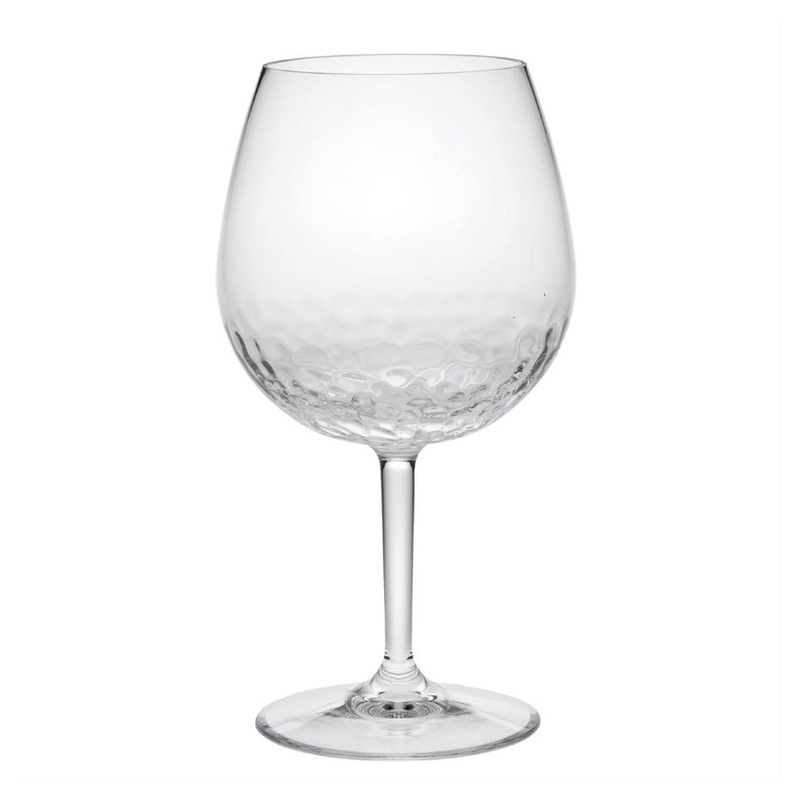 Tritan – Leadingware Unbreakable Wine Glass Set With Hammer Design Bpa Free Plastic, 22Oz – Clear