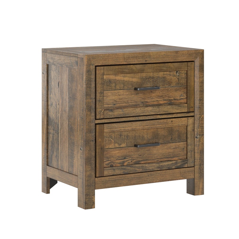 Lisque – 2 Drawer Nightstand – Brown