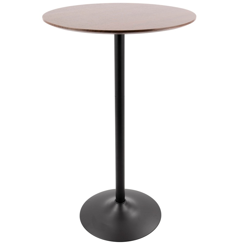 Pebble – Mid Century Modern Table Adjusts From Dining To Bar