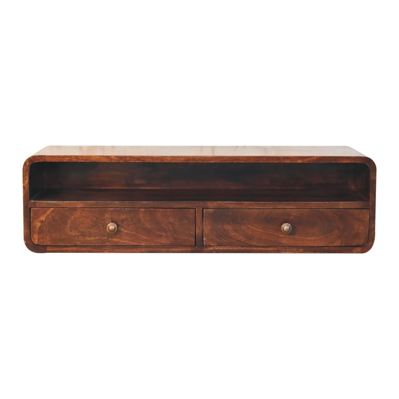 Floating Open Console – Walnut