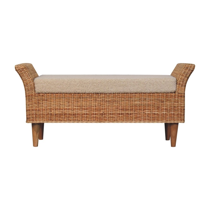 Riviera – Woven Bench – Oak