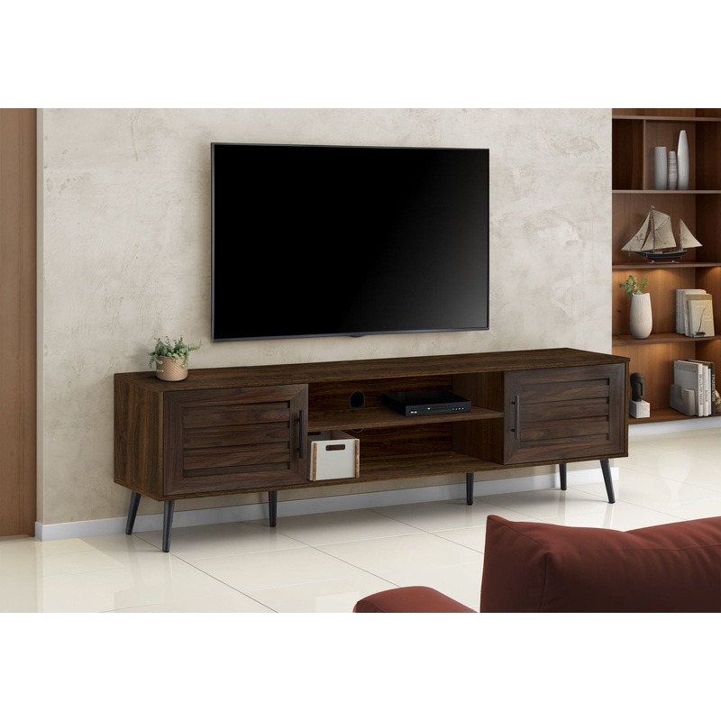 TV Stand, Console, Media Entertainment Center, Storage Cabinet, Transitional