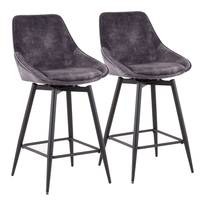 Diana – Contemporary Counter Stool (Set of 2)