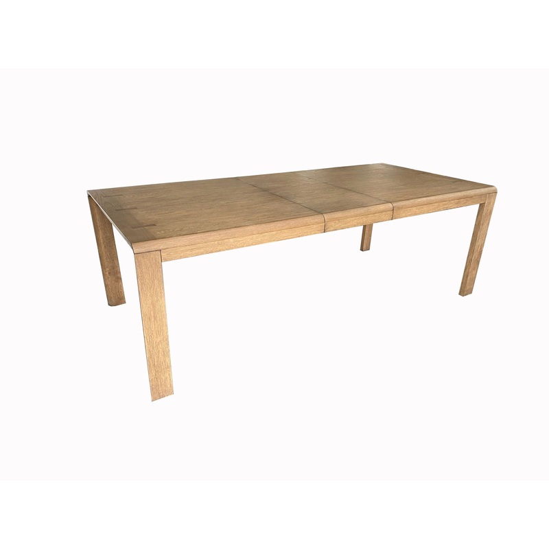 Dining Table With Leaf – Light Brown