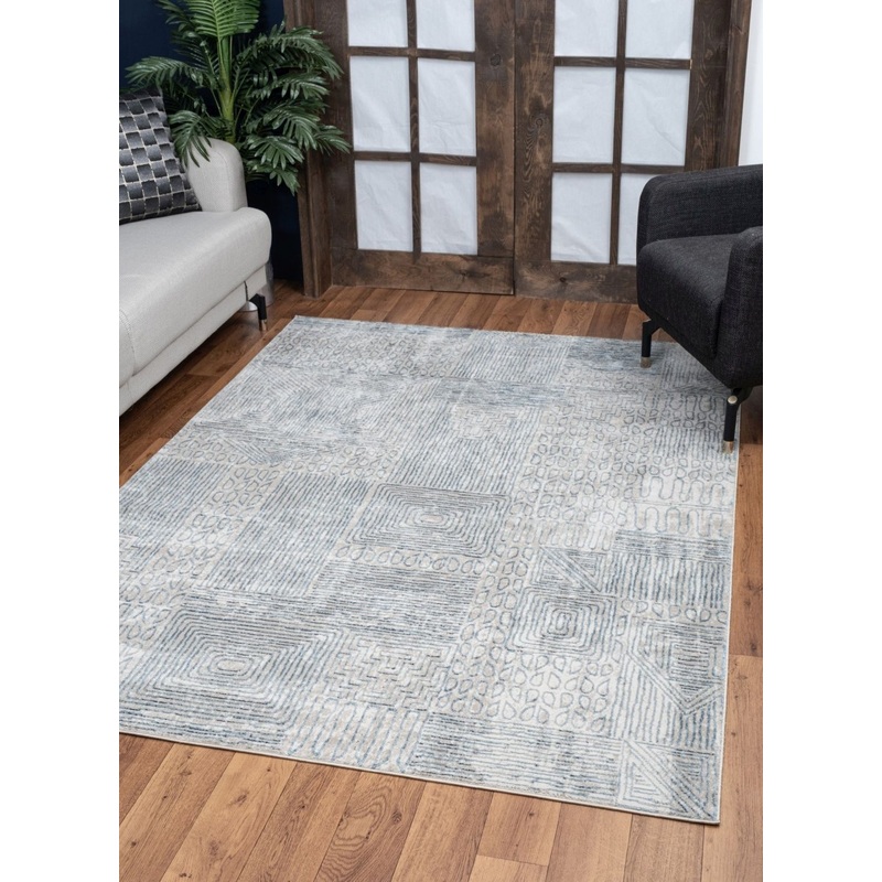 Elegance – 5’3 X 7’3 Area Rug – Blue