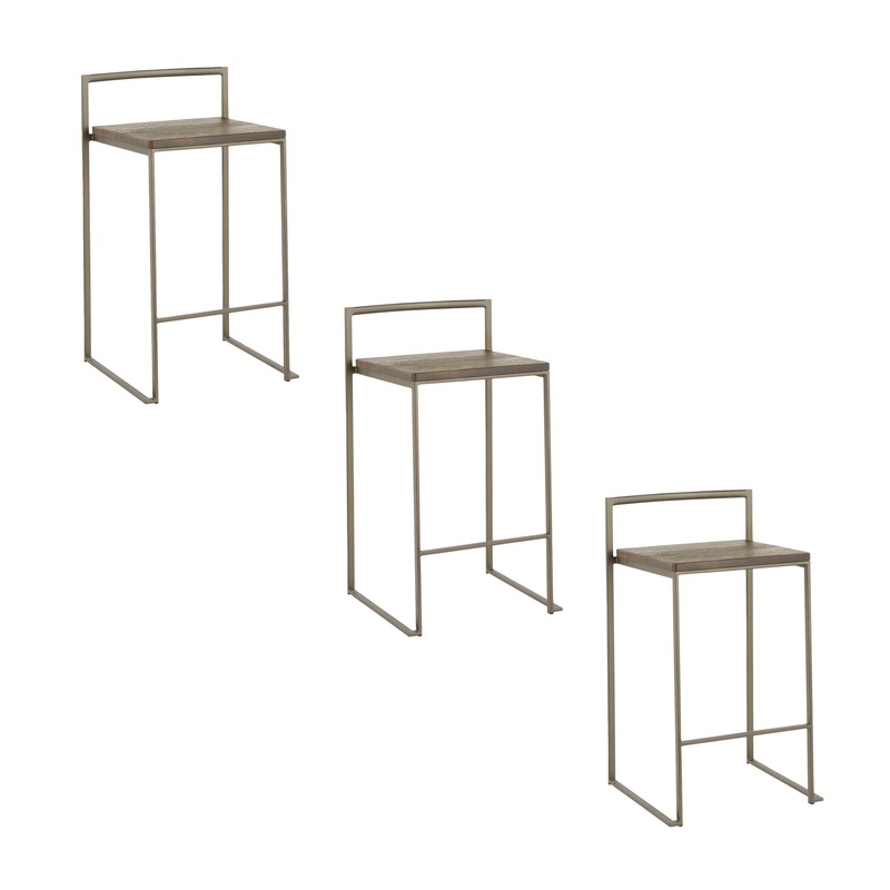 Fuji – Industrial Stackable Counter Stool Set