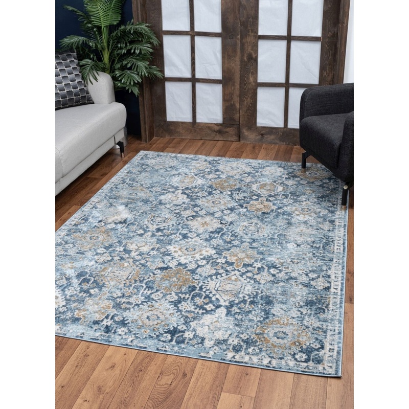 Noble – 5’3 X 7’3 Area Rug – Blue