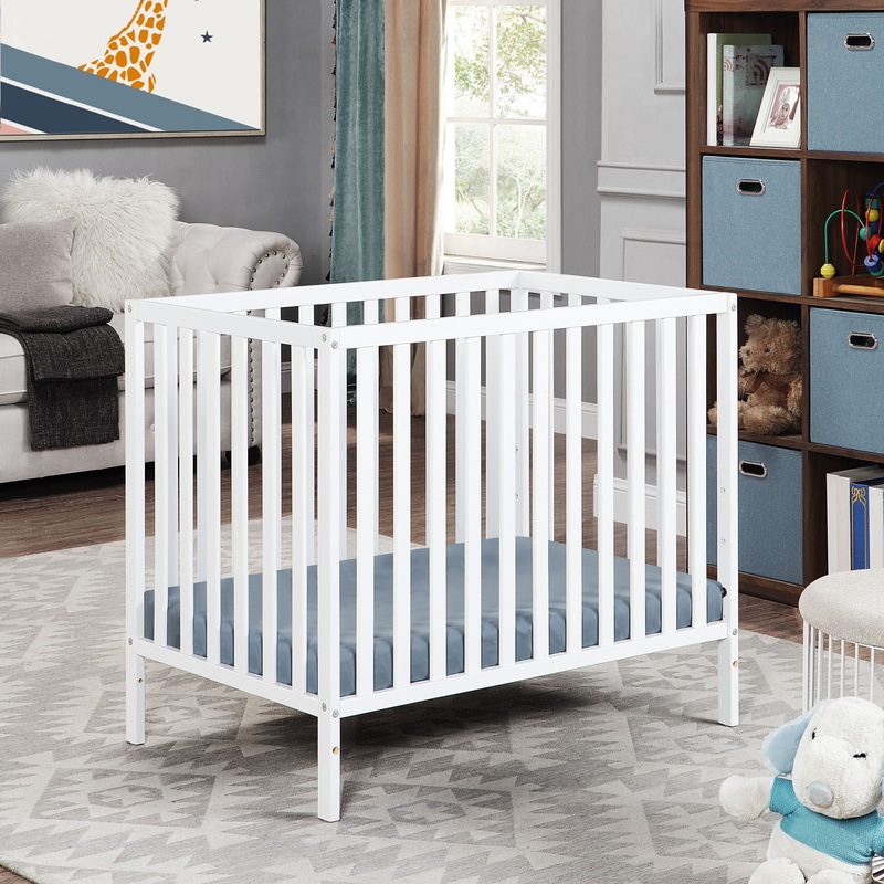 Palmer – 3-in-1 Convertible Mini Crib Baby With Mattress Pad