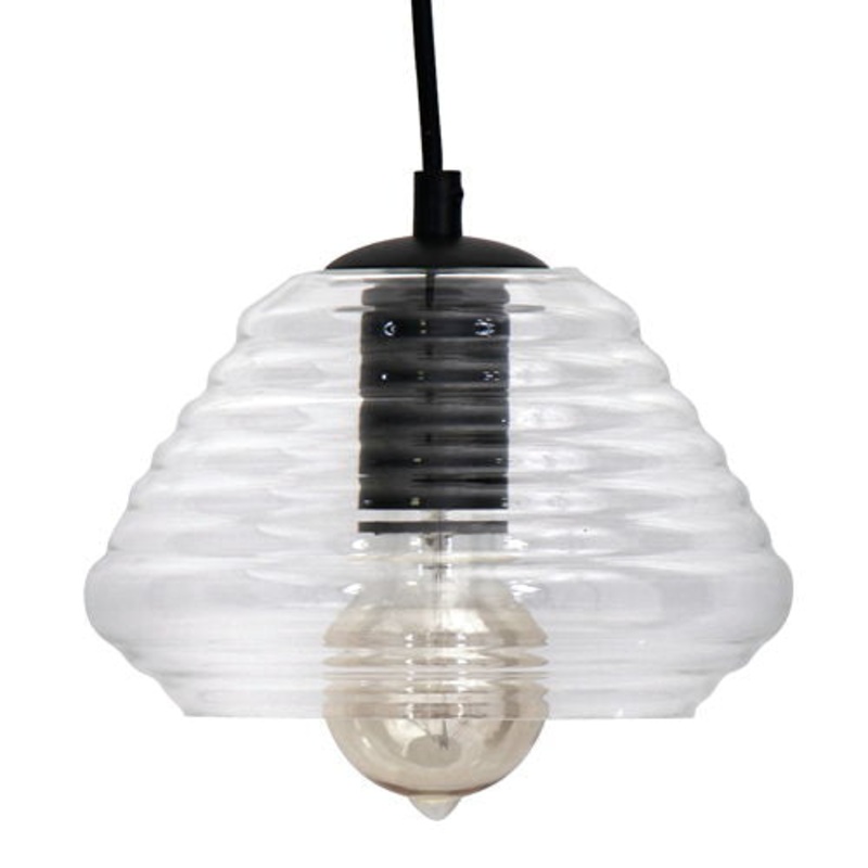 Torus – Triangle Industrial Pendant – Clear